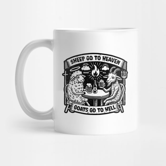 Sheep go to heaven, Goats go to Hell by artslaves